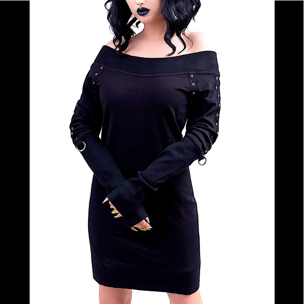 NWOT Killstar Wicked Riffs Sweater Dress. SOLD OUT years ago 🔥